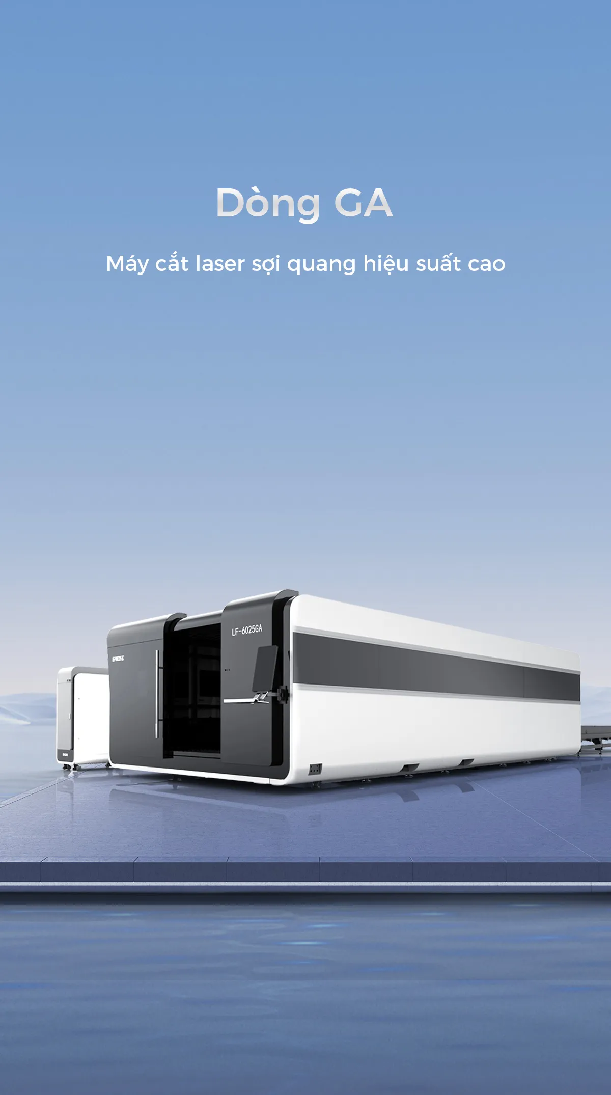 Máy cắt laser sợi quang công suất cao toàn bộ