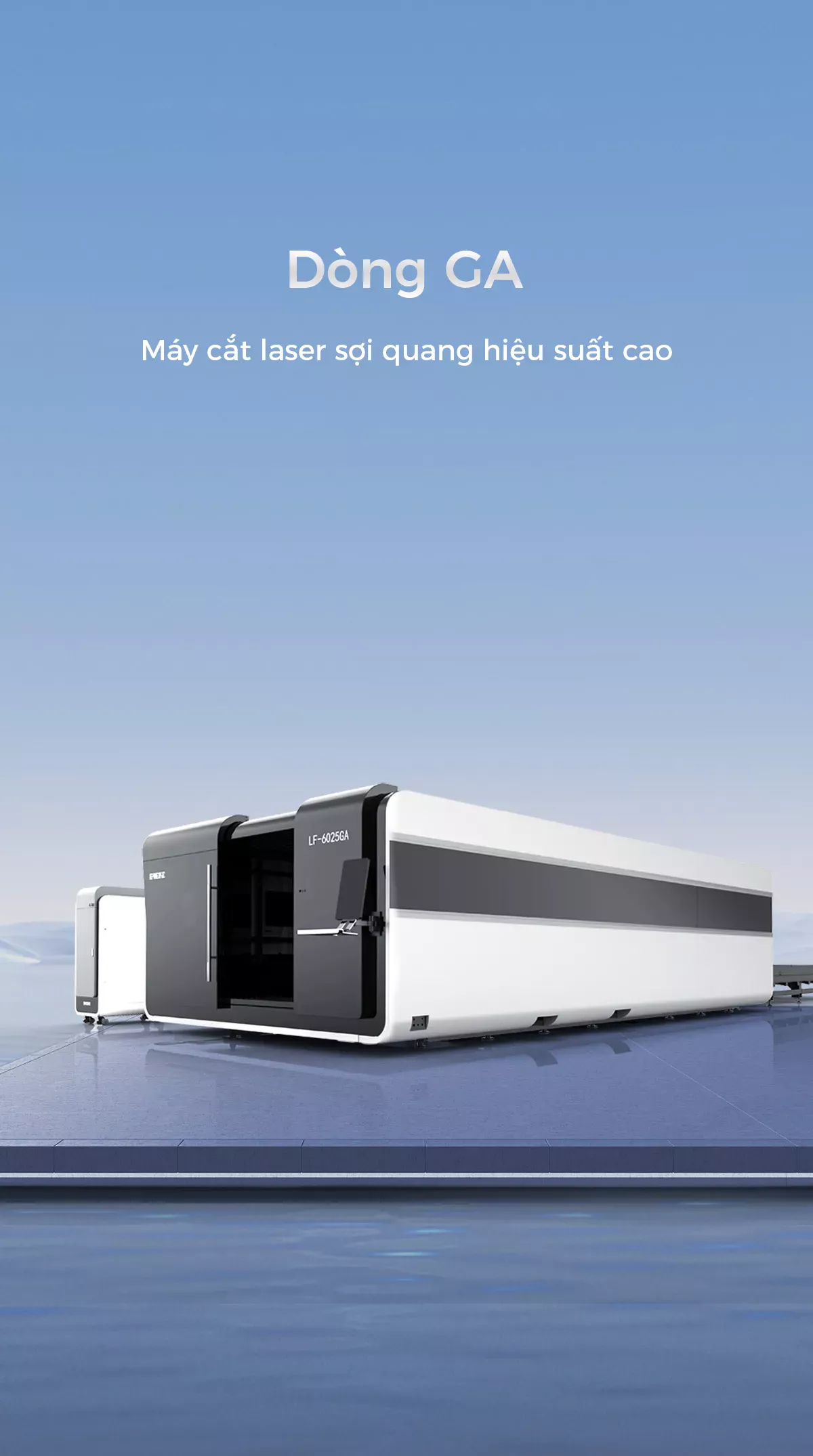 Máy cắt laser sợi quang công suất cao toàn bộ