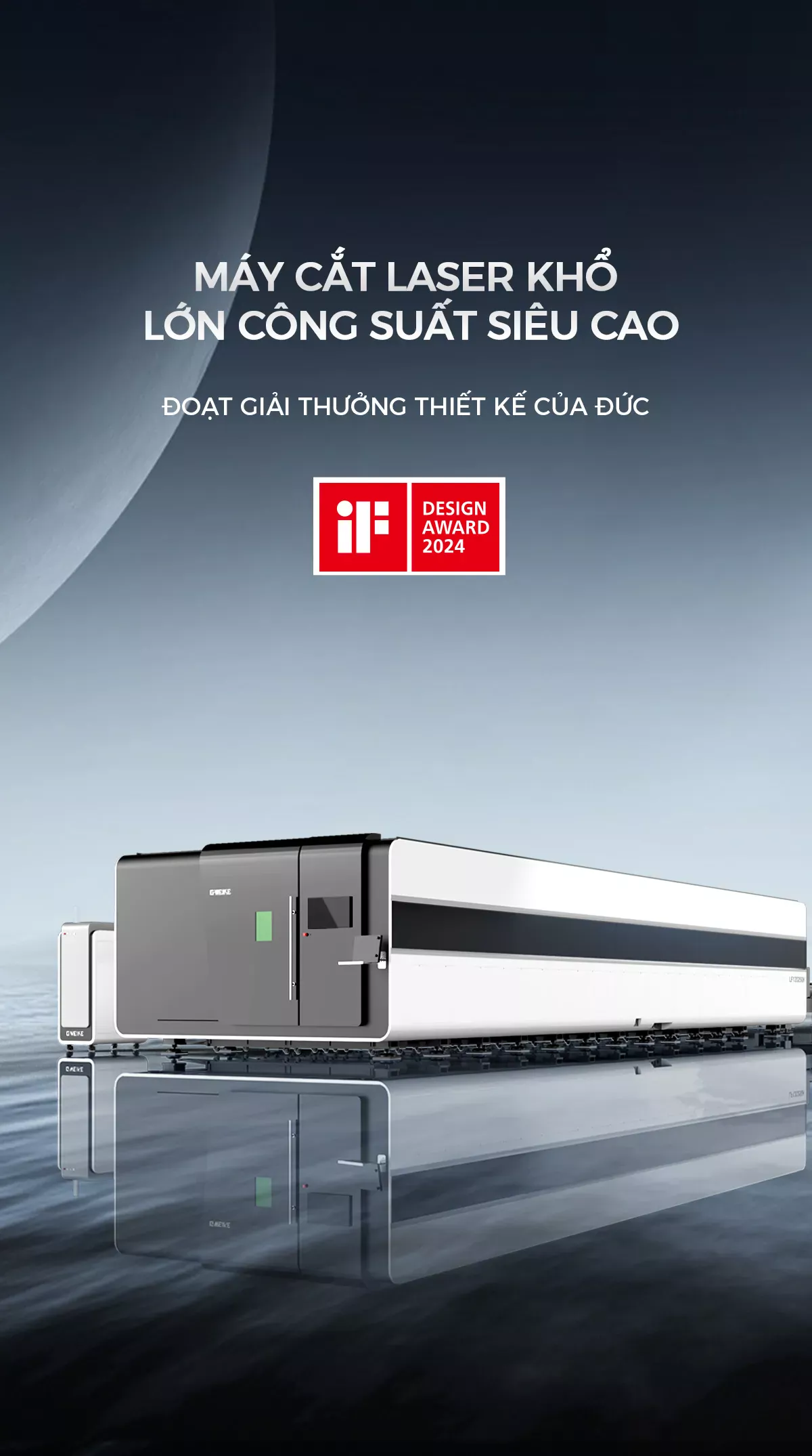 Máy cắt laser khổ lớn công suất siêu cao 