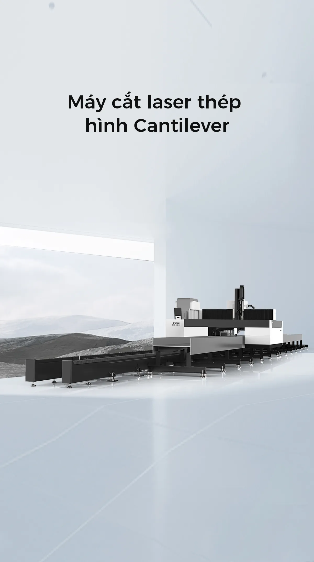 Máy cắt laser thép hình Cantilever 