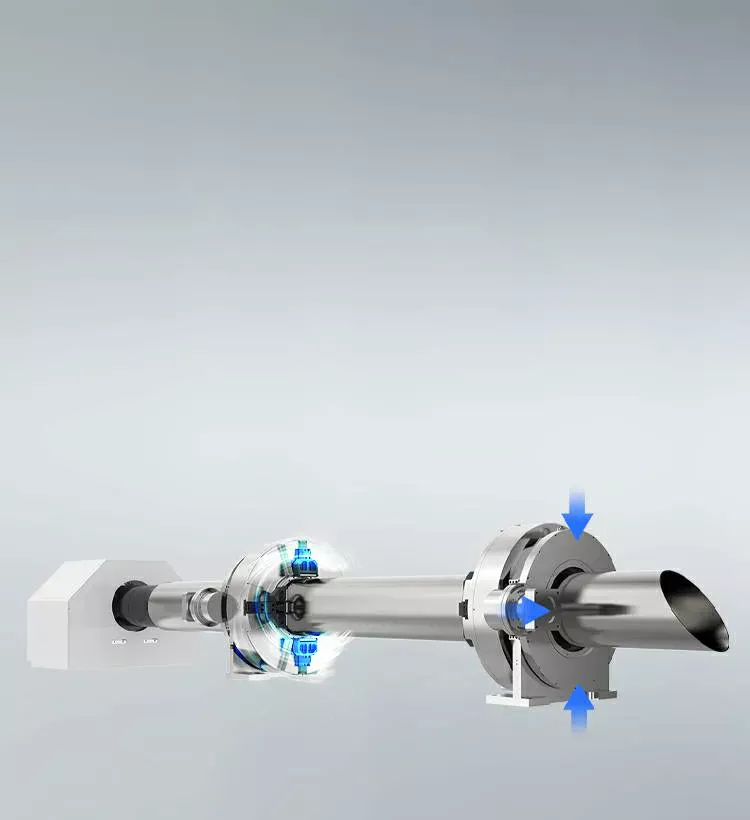 Mâm cặp khí nén tròn 350, cắt liệu không có đuôi